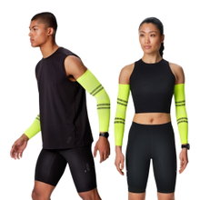 STOX Energy Armbandage Running Compression Armsleeves (gezielte Kompression) neongelb - 2 Stück